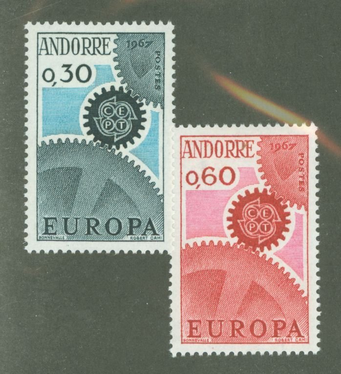 Andorra (French) #174-5 Unused Single (Complete Set)