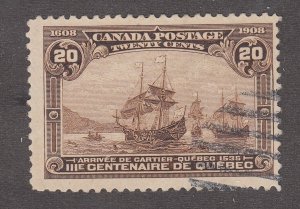 Canada #103 Used Quebec Tercentenary Issue