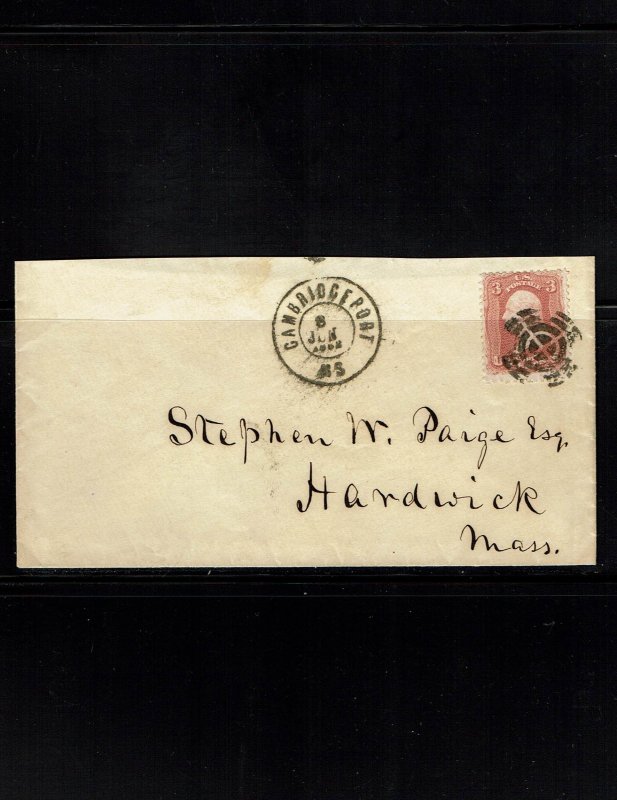 Scott 65 Fine on cover.