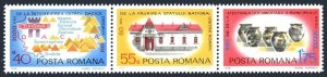 Romania 2809-2811b strip, MNH. Mi 3557-3559. Founding of Arad, 2000th Ann. 1978.