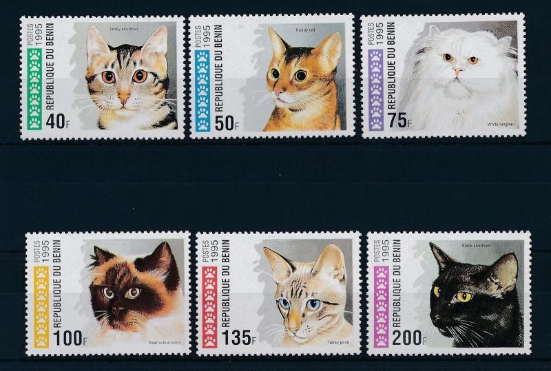 [30846] Benin 1995 Animals Cats MNH