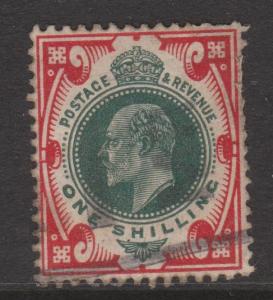 Great Britain 1902 KEVII 1 Shilling Sc#138a Used