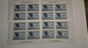 Canada 1952 Wildlife #320 MS Of Plate #1 MNH