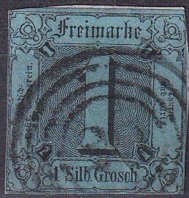 Thurn & Taxis #4  Used CV $140.00  (Z8835)