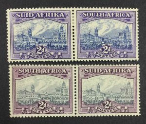 MOMEN: SOUTH AFRICA SG #58,58a 1938,1941 MINT OG H £140 LOT #64526