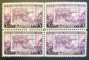 Scott#: 783 - Oregon Territory 3¢ 1936 Block of Four MOG - Lot 2