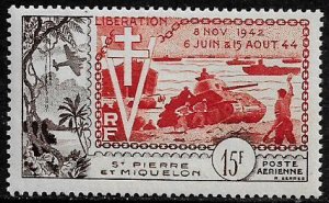 St Pierre & Miquelon #C19 MNH Stamp - Liberation of France