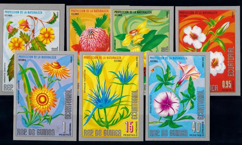 [67169] Equatorial Guinea 1976 Flora Flowers Blumen Imperf. MNH