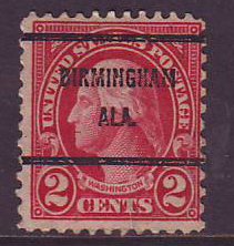 Birmingham AL, Scott 634-61 Bureau Precancel, $0.25 CV