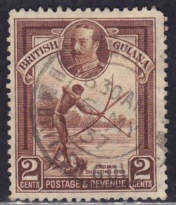 Br Guiana 211 USED 1934 Indian Shooting Fish