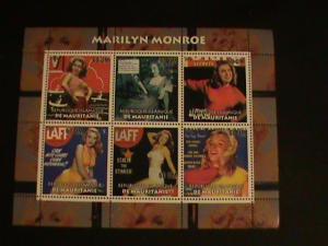 COLORFUL MARILYN MONROE STAMP SHEET #M3