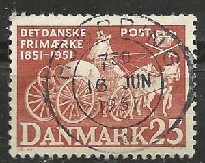 Denmark #331  Post Coach    (1) VF Used