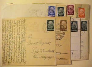 GERMANY  8 DIFF. PICTORIAL CANCELS 1934-1942