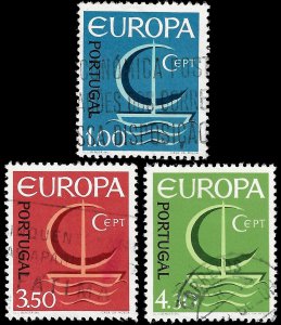 Portugal 1966 Sc 980-82 U vf Europa issue