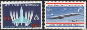 New Hebrides (British) Scott 130-131 MH* stamp set