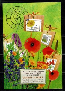 France #3362 custom stamps sheet of 10 w seeds