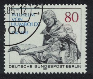 Berlin 50th Death Anniversary of Wilhelm von Humboldt philologist 1985 CTO