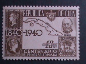 ​CUBA 1940 SC#C32 CENTENARY OF 1ST CUBAN STAMP MLH-OG VF-83 YEARS OLD STAMP