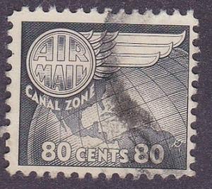 Canal Zone # C26, Globe & Wing, Used