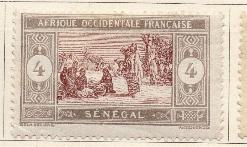 Senegal 1914 Early Issue Fine Mint Hinged 4c. 150054