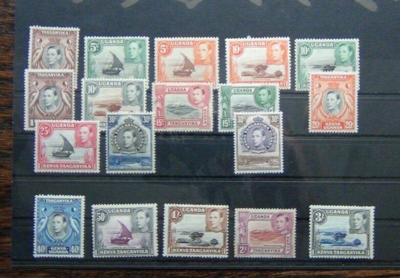 KUT 1938 - 1954 values to 3s MM