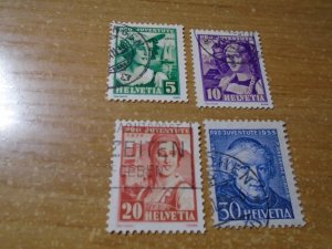 Switzeland  #  B65-68  used