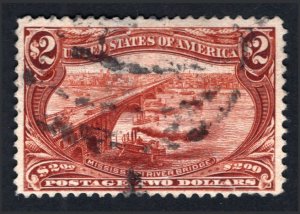 SCOTT #293 - USED - VF Appearing - Reverse has Thins - SCV $1,050 (LB 9/22) 