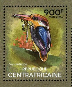 Kingfishers Stamp Birds Megaceryle Alcyon Syma Torotoro S/S MNH #5185-5188