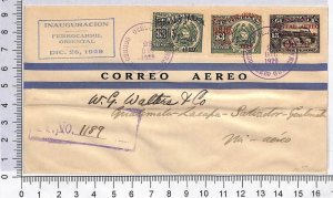 P0963 - GUATEMALA - POSTAL HISTORY - FDC COVER  1929 - TRAINS