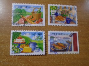 Sweden  #  2591a-d  used