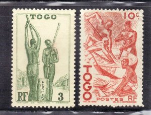 TOGO SCOTT #271,309 MH 3c,10c 1941-47