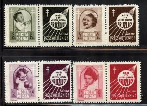 Poland # B59-62, Mint Never Hinge.