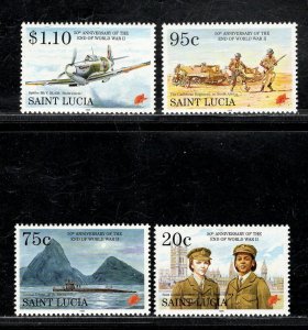 ST. LUCIA SC# 1018-21 FVF/MNH