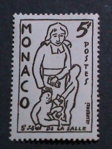 ​MONACO -1954 SC#310 JEAN BAPTISTE DE LA SALLE MINT VF WE SHIP TO WORLD WIDE