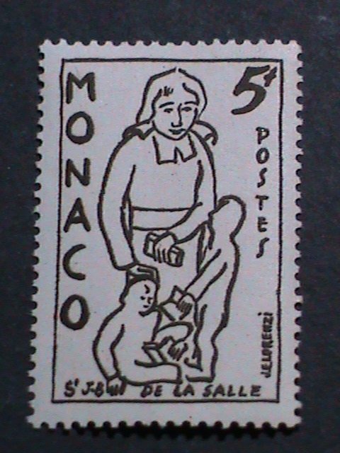 ​MONACO -1954 SC#310 JEAN BAPTISTE DE LA SALLE MINT VF WE SHIP TO WORLD WIDE