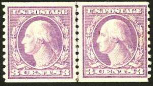 U.S. #494 MINT PAIR OG HR