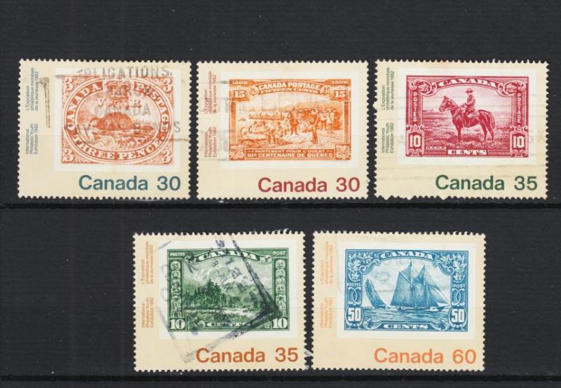 Canada - 1982 Philatelic Exhibition Sc# 909/913  (8797)