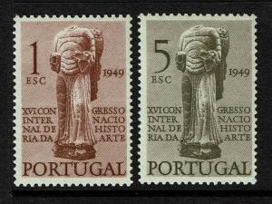 Portugal SC# 711 and 712, Mint Very Lightly Hinged - S7862