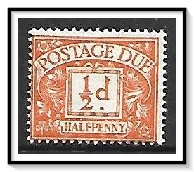 Great Britain #J55 Postage Due MLH