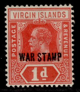 BRITISH VIRGIN ISLANDS EDVII SG78, 1d carmine, M MINT.