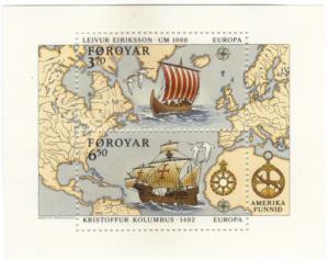 Faroe Islands #238 MNH sheet ships