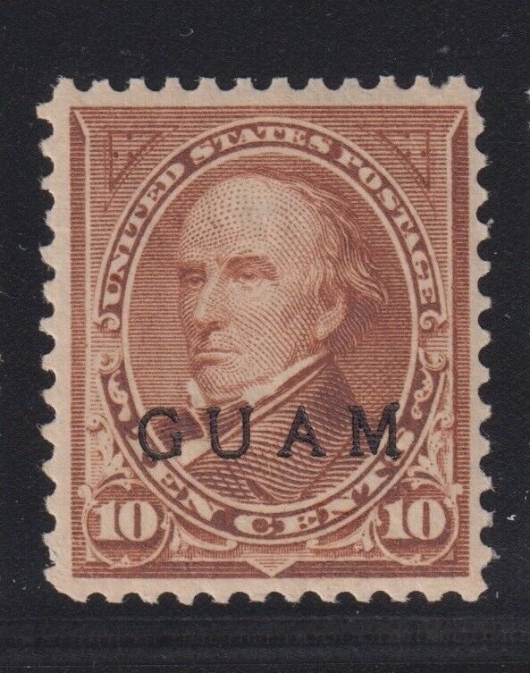 Guam #8 VF OG mint never hinged with nice color cv $ 90 ! see pic ! 