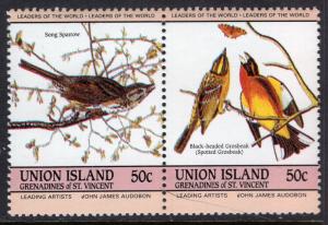 St Vincent Grenadines Union Island 187 Birds MNH VF
