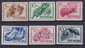 1952 - Yugoslavia Trieste (ZoneB) - Sc#42-47 - MNH**