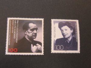 Germany 1991 Sc 1694-95 MNH