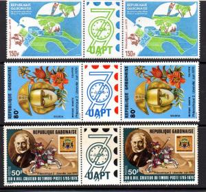 Gabon 427-429 MNH .