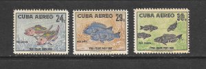 FISH - CUBA #C189-91  MLH