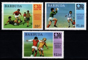 Barbuda 1974 World Cup Football Champs., Set [Unused]