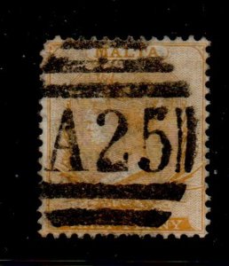 Malta Sc 7 1882 1/2d reddish  orange Victoria  stamp used