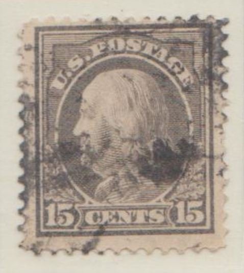 U.S. Scott #418 Franklin Stamp - Used Single - IND
